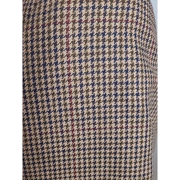 Vtg Chaps Ralph Lauren Blazer Mens 44R Houndstooth Silk Wool Sportscoat Canada - Picture 6 of 16